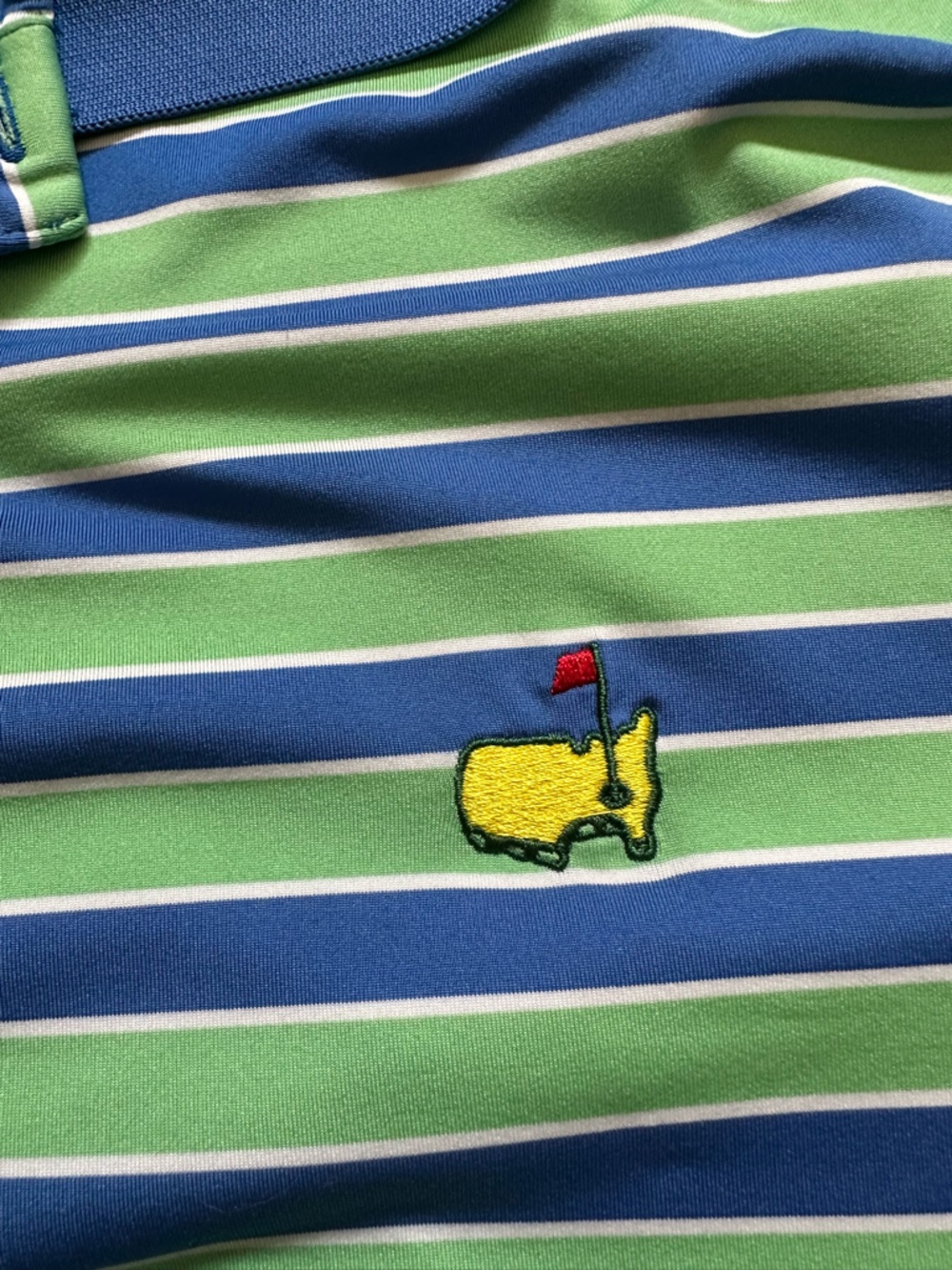 Peter Millar Masters Striped Polo Shirt - Picture 6 of 6
